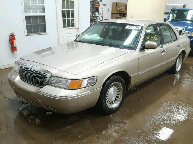 2MEFM75W3YX630756 - 2000 MERCURY GRAND MARQ TAN photo 2