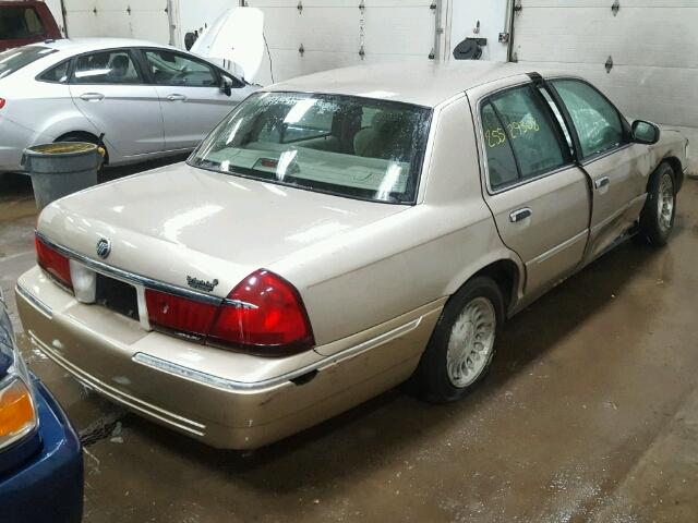 2MEFM75W3YX630756 - 2000 MERCURY GRAND MARQ TAN photo 4