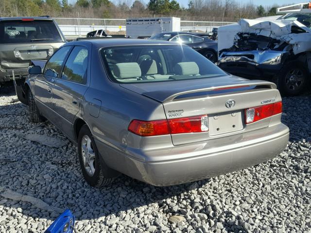 4T1BG22KX1U078757 - 2001 TOYOTA CAMRY CE GRAY photo 3