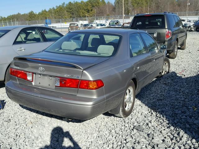 4T1BG22KX1U078757 - 2001 TOYOTA CAMRY CE GRAY photo 4