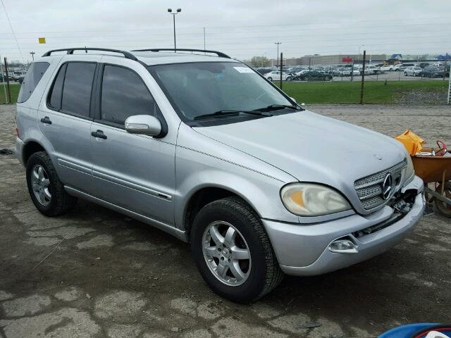 4JGAB57E94A508802 - 2004 MERCEDES-BENZ ML350 SILVER photo 1