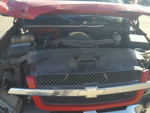 3GNEC12T24G212739 - 2004 CHEVROLET AVALANCHE RED photo 7