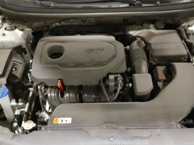 5NPE24AFXHH569463 - 2017 HYUNDAI SONATA SE SILVER photo 7