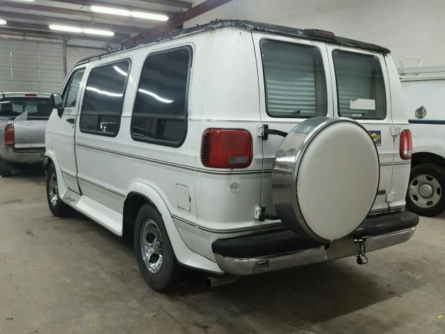 2B6HB21Y6VK599025 - 1997 DODGE RAM VAN B2 WHITE photo 3