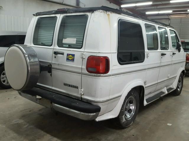 2B6HB21Y6VK599025 - 1997 DODGE RAM VAN B2 WHITE photo 4