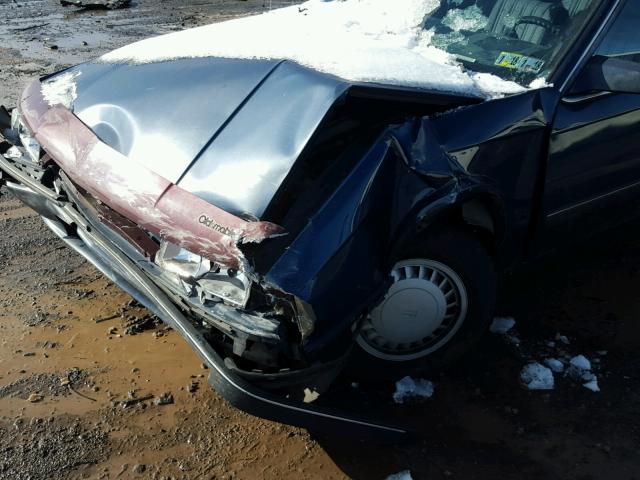 2G3AL54N5L2362259 - 1990 OLDSMOBILE CUTLASS CI BLUE photo 10