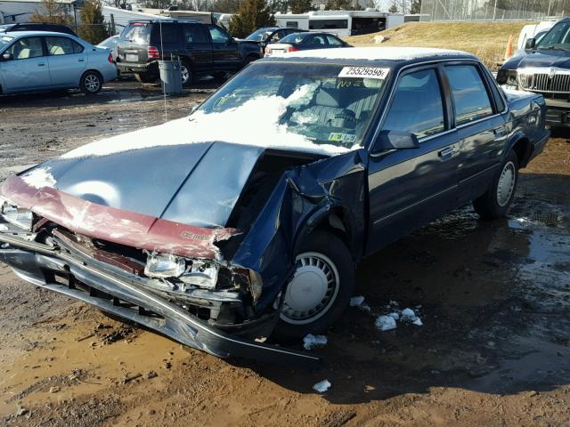 2G3AL54N5L2362259 - 1990 OLDSMOBILE CUTLASS CI BLUE photo 2