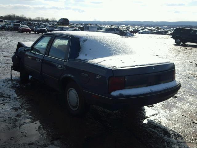2G3AL54N5L2362259 - 1990 OLDSMOBILE CUTLASS CI BLUE photo 3