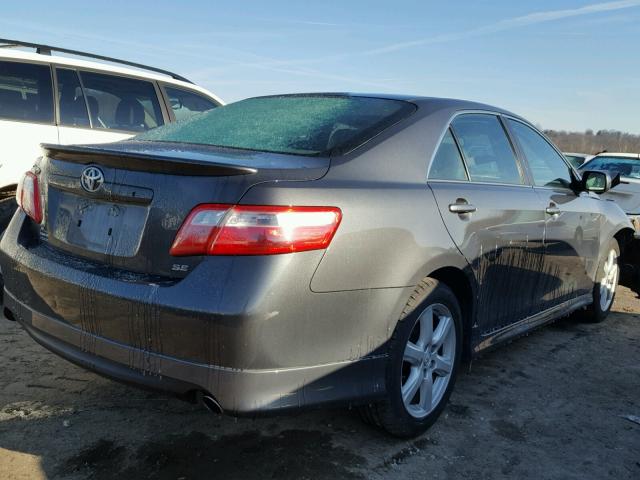 4T1BE46K99U869420 - 2009 TOYOTA CAMRY BASE GRAY photo 4