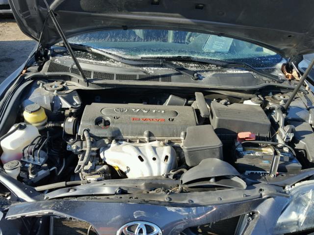 4T1BE46K99U869420 - 2009 TOYOTA CAMRY BASE GRAY photo 7