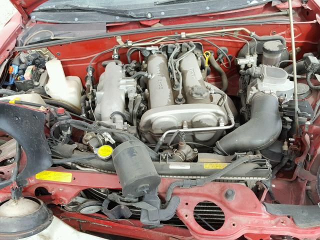 JM1NA3515M0224442 - 1991 MAZDA MX-5 MIATA RED photo 7