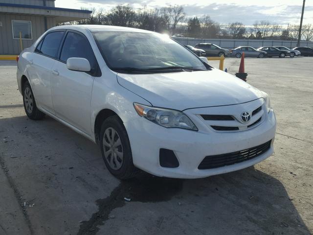 JTDBU4EE2B9140526 - 2011 TOYOTA COROLLA BA WHITE photo 1