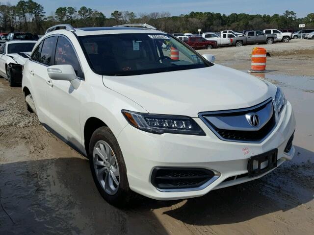 5J8TB3H56HL001710 - 2017 ACURA RDX TECHNO WHITE photo 1