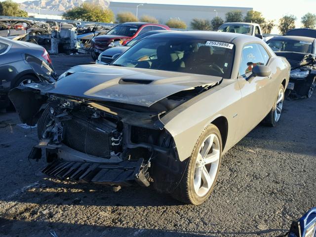 2C3CDZBT8HH659081 - 2017 DODGE CHALLENGER GRAY photo 2