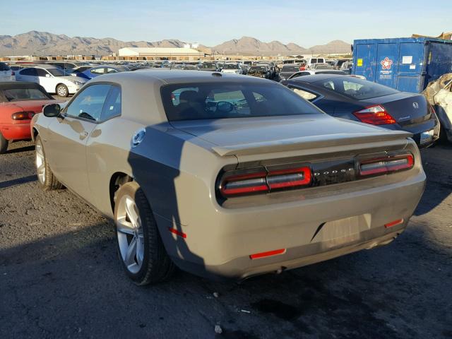 2C3CDZBT8HH659081 - 2017 DODGE CHALLENGER GRAY photo 3