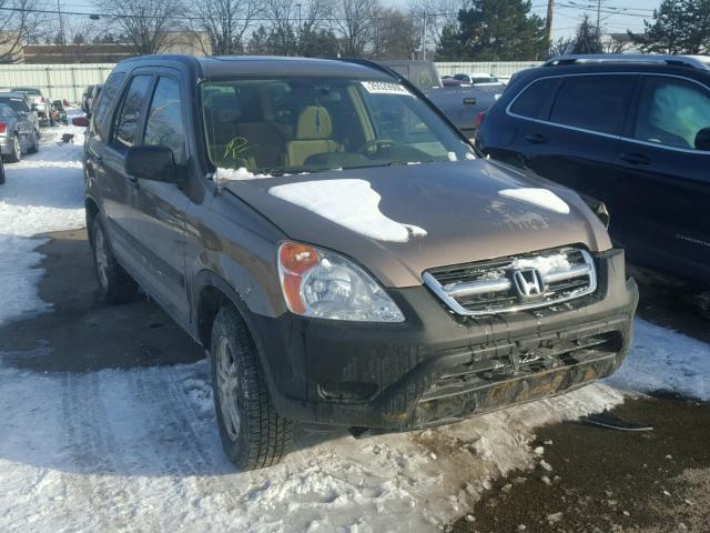 JHLRD78802C001720 - 2002 HONDA CR-V EX BROWN photo 1