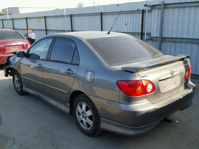 1NXBR32EX4Z331705 - 2004 TOYOTA COROLLA CE GRAY photo 3