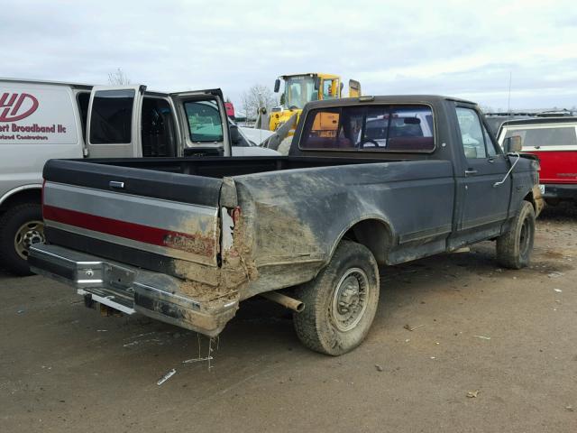 1FTEF25H4MPA39850 - 1991 FORD F250 BLACK photo 4