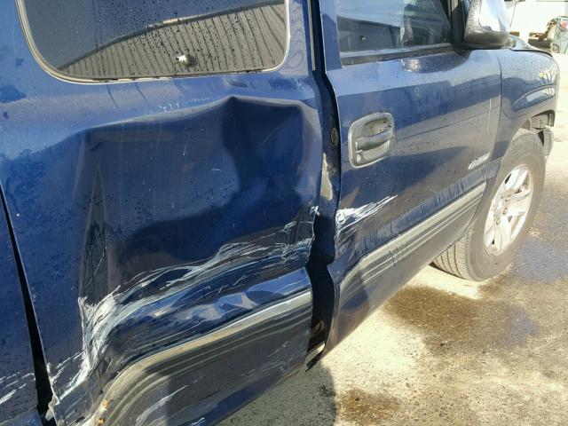 2GCEC19T911250844 - 2001 CHEVROLET SILVERADO BLUE photo 9