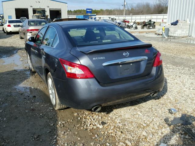 1N4AA5AP6AC808420 - 2010 NISSAN MAXIMA S GRAY photo 3