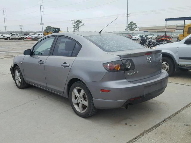 JM1BK123061453649 - 2006 MAZDA 3 S GRAY photo 3