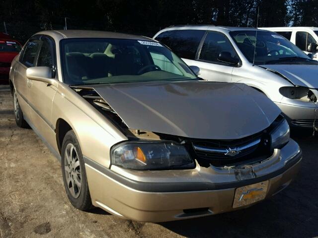 2G1WF52E049372179 - 2004 CHEVROLET IMPALA BROWN photo 1