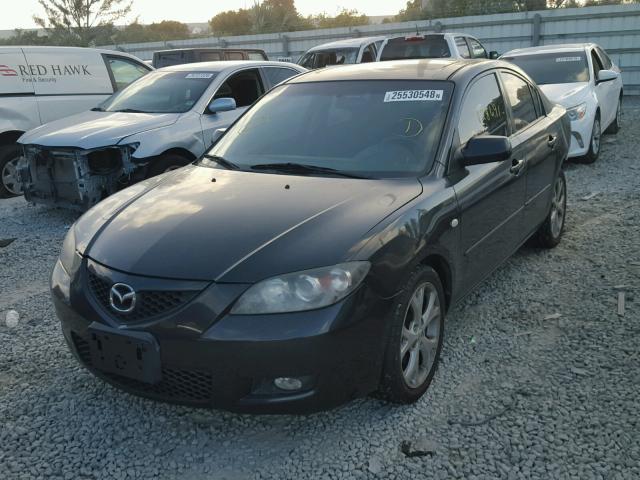 JM1BK32G681168777 - 2008 MAZDA 3 I BLACK photo 2