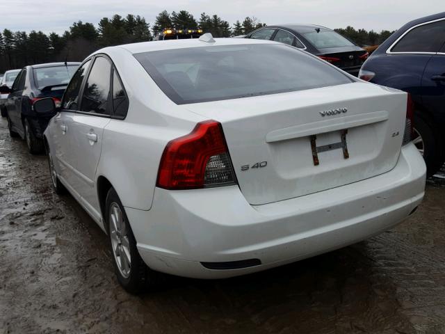 YV1MS382682397369 - 2008 VOLVO S40 2.4I WHITE photo 3