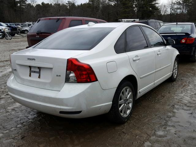 YV1MS382682397369 - 2008 VOLVO S40 2.4I WHITE photo 4