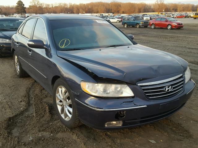 KMHFC46F37A243628 - 2007 HYUNDAI AZERA SE BLUE photo 1