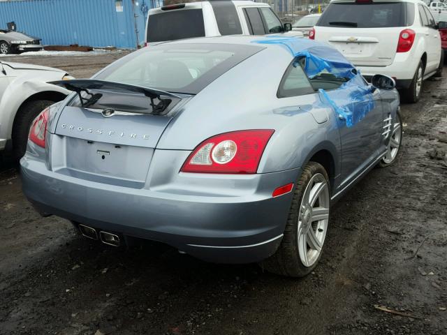 1C3LN69L67X072518 - 2007 CHRYSLER CROSSFIRE BLUE photo 4