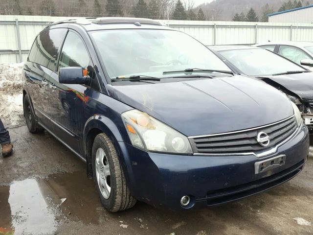 5N1BV28U07N110584 - 2007 NISSAN QUEST S BLUE photo 1