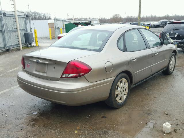 1FAHP53U55A294254 - 2005 FORD TAURUS SE TAN photo 4