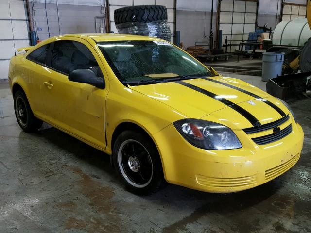 1G1AK18F487200128 - 2008 CHEVROLET COBALT LS YELLOW photo 1