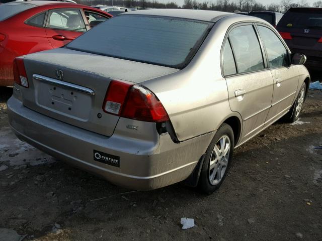 1HGES26713L019550 - 2003 HONDA CIVIC EX ვერცხლისფერი ფოტო 4