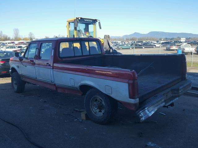 1FTJW36F7VEB19674 - 1997 FORD F350 RED photo 3