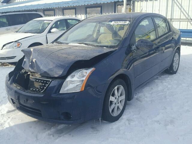 3N1AB61E08L685100 - 2008 NISSAN SENTRA 2.0 BLUE photo 2