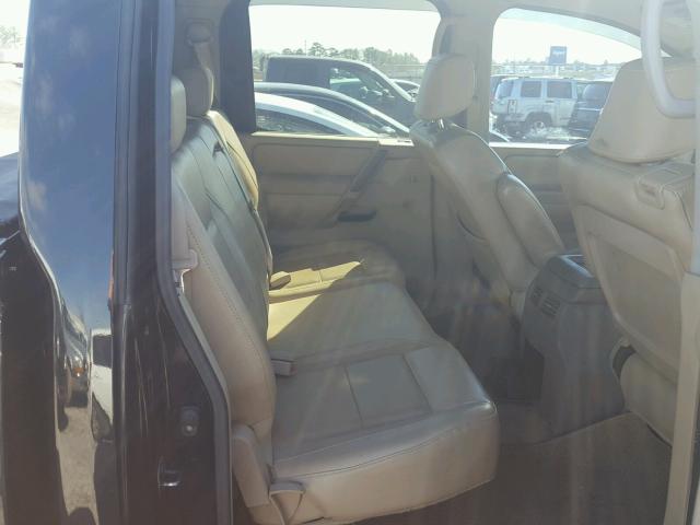 1N6BA07D58N347690 - 2008 NISSAN TITAN XE BLACK photo 6