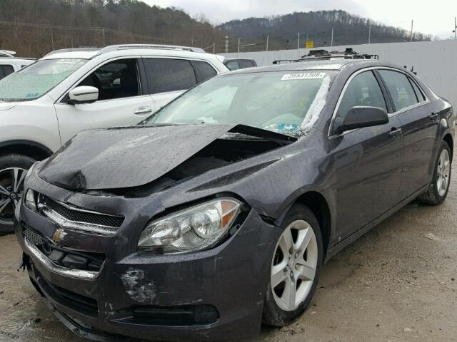 1G1ZA5E05A4122379 - 2010 CHEVROLET MALIBU LS CHARCOAL photo 2