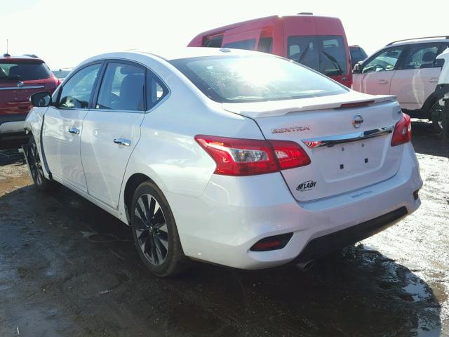 3N1AB7AP8HY212166 - 2017 NISSAN SENTRA S WHITE photo 3