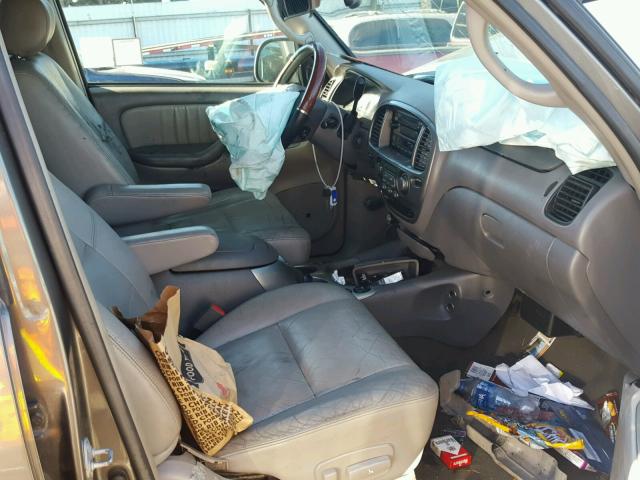 5TDZT38A44S228762 - 2004 TOYOTA SEQUOIA LI GRAY photo 5