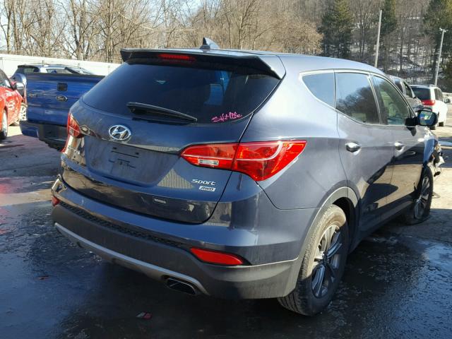 5XYZTDLB1GG360398 - 2016 HYUNDAI SANTA FE S BLUE photo 4