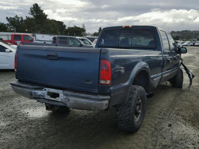 1FTSW31F7XEA01008 - 1999 FORD F350 SRW S GREEN photo 4