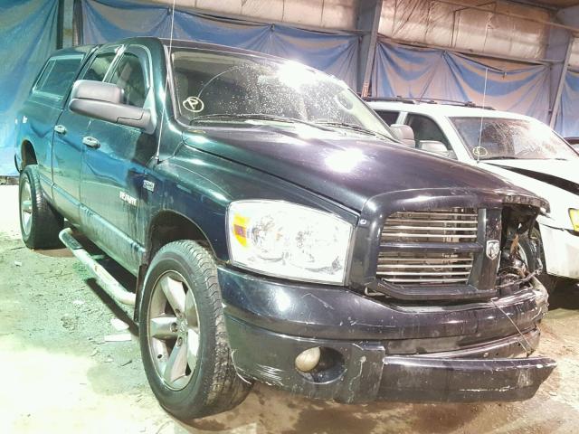 1D7HU18298S616921 - 2008 DODGE RAM 1500 S BLACK photo 1