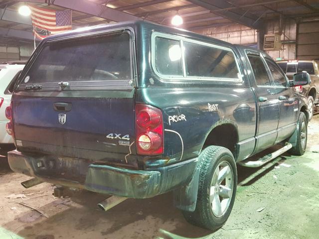 1D7HU18298S616921 - 2008 DODGE RAM 1500 S BLACK photo 4