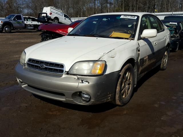 4S3BE686827205517 - 2002 SUBARU LEGACY OUT WHITE photo 2