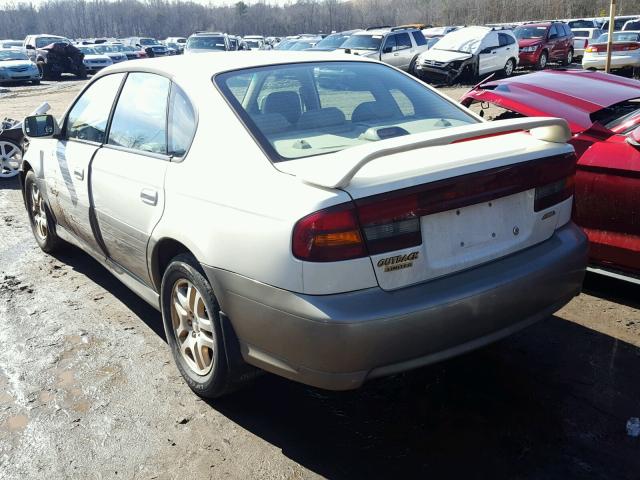 4S3BE686827205517 - 2002 SUBARU LEGACY OUT WHITE photo 3