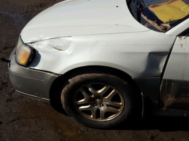 4S3BE686827205517 - 2002 SUBARU LEGACY OUT WHITE photo 9