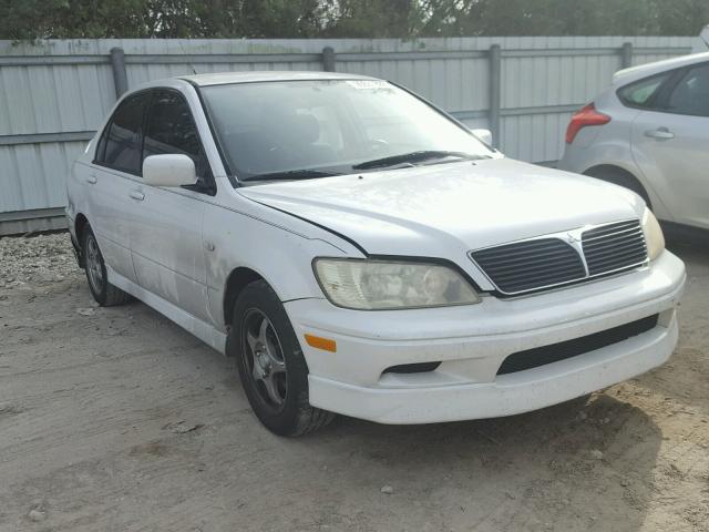 JA3AJ86EX2U011858 - 2002 MITSUBISHI LANCER OZ WHITE photo 1