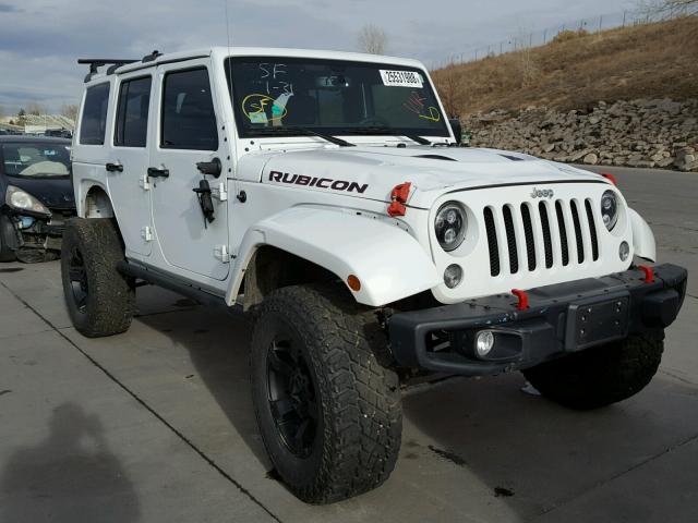 1C4HJWFG0GL143515 - 2016 JEEP WRANGLER U WHITE photo 1